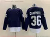 Film College Ice Hockey Wears Jerseys Stitched 91JohnTavares 88WilliAmnylander 36JackCampbell 58Michaelbunting 93Douggilmour Reverse Retro Men Blank Jersey