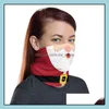 Weihnachtsdekorationen Chirstmas Gesichtsschutz Bandana Maske Outdoor-Sportarten Magisches Kopftuch Stirnband Visier Halsmanschette Dekoration Geschenke Dhfty