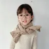 Barn designer kashmir halsduk sjal baby flickor s￶ta halsdukar flickor lyx varma wrap sjalar pojkar mode halsduk h￶g kvalitet pashmina
