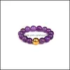 Solitaire Ring 4mm naturliga stenp￤rlor str￤cka f￶r kvinnor m￤n p￤rlor ringar smycken droppleverans dhwwf