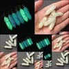 Charms Hexagonal Cylindrical Crystal Stone Glow In The Dark Luminous Wire Wrap Stones Pendant For Necklaces Jewelry Making Women Men Dhrum