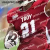 Anpassad Troy Trojan College fotbollströja Taylor Powell Kimani Vidal Tez John