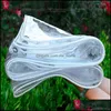 Schaduw aangepaste maat zachte PVC regen tarp waterdichte transparante agricturele groente broeikasonderdel Clear Poly ER 400GSM druppel delive otgjn