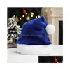 Cappelli da festa Buon Natale Peluga Cappelli di Natale Caps Babbo Natale Decorazione Droping Delivery Home Garden Festive Forniture DHCRS