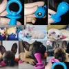 Toys de cachorro Chews PCs Puppy Pet Toy Toy Rubber Antibiting dentes Limpeza Crescendo Treinamento de Kitten Inventário Droga Droga Droga Home Gard Dh2yr