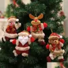 クリスマスデコレーションツリーアクセサリーパペットスモールハンギングペンダントドロップデリバリーホームガーデンフェスティブパーティー用品DHVKB