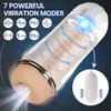 Masturbator Sex Toy Automatic Male Sucking Toys 5 Modes 7 Vibrations Masturbation Cup Electric Pocket Pussy Stroker for Penis CBAP