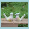 Arts And Crafts Water Bird Whistle Clay Ceramic Glazed Whistlepeacock Birds Home Decoration Office Ornaments Sn2514 Drop Delivery Gar Dhlge