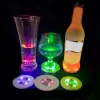 Ny LED Lumious Bottle Stickers Decoration Coasters Batteridriven Party Drink Cup Mat Decel Festival Nightclub Bar Party Vase Lights