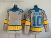 Movie College Ice Hockey Wears Jerseys Stitched 10BraydenSchenn 57DavidPerron Reverse Retro Blank Men Jersey