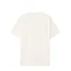 T-shirts masculins à cravate teint 100% coton imprimé petit lapin blanc 23 ss new style manche courte 49390