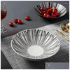 Bowls Simple Big Capacity Bowl Black White Round Salad Container Japanese Restaurant Lamian Noodles Dinner Tableware Drop Delivery H Dhvkk