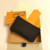 Classic Designer wallet Damier zipper purse Lady short wallets Purses Colourful Card Holder Women Hasp Pocket cards holders Key Po264N