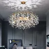 Kroonluchters moderne led kroonluchter kristal luxe goud hall lamp woondecoratie eetkamer sets glans salon indoor home light armatuur