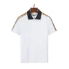 22SS Designer Men Polos Luxury Summer Men Contrast Polo Рубашки модные буквы печатные бренды