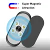 Magnetyczne uchwyt telefonu samochodowego 360 stopni obrotowy mini pasek stojak na iPhone Samsung Huawei metalowy moc silny magnes