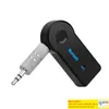 Aux Car Kit Stereo Bluetooth Audio Audio Wireless Bluetooth Adapter مع صندوق البيع بالتجزئة