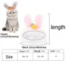 Cat Costumes Funny Pet Cap Cute Hair Loop Headgear Cosplay Small Dogs Kitten Knitted Hat Costume Warm Winter Headdress Dog Supplies