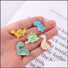 Pinnen broches schattige cartoon dinosaurus broche shirt rugzak pins email badges broches voor mannen dames badge sieraden accessoires drop de otxaw