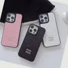 Telefon komórkowy Proste ochronne obudowy designerski wzór iPhone Case Classic 14 fonecaza dla 14pro 13 Pro Max 12 CO