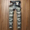 Heren Jeans Streetwear Mannen Mode Retro Vintage Casual Stretch Denim Broek Hombre Slanke High Street Hip Hop Motorkleding