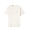 T-shirts masculins à cravate teint 100% coton imprimé petit lapin blanc 23 ss new style manche courte 49390