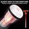 Masturbator Sex Toy Automatic Male s zuigende beker met 9 zuigen 10 vibrerende verwarming voor herenspeelgoed Hands Free Mren