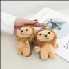 Articoli di novità All'ingrosso Piccola bambola di peluche Mini Hine Sun Lion Ciondolo Borsa per libri Portachiavi Drop Delivery Home Garden Ot9Eo