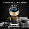 CC363 5V 3.1A Dual USB Car Charger QC Adapter LED Digital Display Voltmeter för iPhone Xiaomi Samsung Huawei Oppo Vivo Mobiltelefon