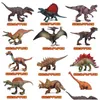 Miniatures Toys Jurassic Dinosaurs World Pterodactyl Saichania Dieren Model Actie Cijfers PVC Hoogwaardige speelgoedpoppop voor kinderen DHZJW