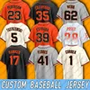 1 Carlos Correa 야구 저지 Mitch Haniger Wilmer Flores Thairo Estrada Buster Posey Jerseys Mike Yastrzemski Brandon Crawford Logan Webb Joc Pederson Gonzalez