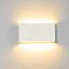 Applique murale Led étanche extérieure IP65 en aluminium 6W/12W, applique décorée d'intérieur