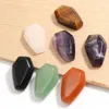 Pierre Cristal Naturel Forme De Cercueil Ornements Reiki Guérison Chakra Quartz Minéral Pierres Précieuses Tombées Gem Artisanat Décoration De La Maison Drop De Dhb5Q