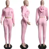 Two Piece Pants Sweat Suits Women Casual Hoodie and Trousers Set Sporty Tracksuits Free Ship