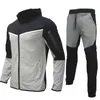 22SS Deisnger Tech Fleece толчок Nike толстовка Man Man Man Two Zip Jacke TechFleec