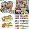 Puzzles En Gros 60 Pièces Puzzle En Bois Cerveau Pour Enfants Dessin Animé Animal Véhicule Bois Puzzle Bébé Jouet Éducatif Enfants Noël Dhuwj