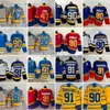 Movie College Hokej na lodzie nosi koszulki szyte 90RyanO'Reilly 91VladimirTarasenko 47ToreyKrug Men Blank Jersey