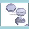 F￶rpackningsflaskor 50g 100g 250g Plastic Cosmetic Cream Burs Container Skinv￥rdsflaska med aluminium ER Lotion Prov F￶rpackning SN600 DHGMK