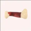 Собачьи игрушки жуют питовые молярные игрушки говяжий аромат симуляция костей сплошные зубы износостойкие битерезидальные доставки дома.
