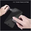 Andere Housekeeping-Organisation Bequemes und schnelles Sn-Reinigungsspray-Kit Waschbares Fasertuch für Telefonkameraobjektiv Mobile Ipad C Dhbo2