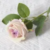 favors Simulation roses single Valentine's Day home wedding decoration simulation flowers fake artificial hand feel velvet