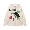 Hip Hop z kapturem bluzy uliczne streetwear harajuku kreskówka wydruku pullover polarowe bluzy męskie moda swobodna luźna punkowa gotycka bluza z kapturem