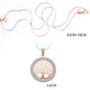 Collane Round Life Collane Diamond Pandant Collana di moda Accessori creativi We8f