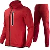 Zimowe dresy projektant cienki męski Sportswear Technodele Pants Tracksuit Sport odzież Lose One Zip Camuflage Mans Asian Szie M-2xl