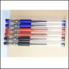 Caneta em gel de caneta europeia Pen 0,5m Tipo de ponto/agulha preto azul vermelho aquático de papelaria de papelaria carbono VTKY2393 HomeFavor DH237