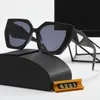 Gafas de sol de diseñador para mujer Gafas clásicas Goggle Playa al aire libre Gafas de sol para hombre Color de la mezcla Opcional Triangular firma buena agradable