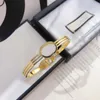 20-stil 18K guldpläterade designermärkesarmband kvinnor tunn armring Designer brevsmycken Rostfritt stål Armbandsmanschett Bröllopsälskare presentarmband