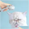 Dog Grooming Pet Shower Head Bath Brush 2In1 Cat Spa Mas Comb Soft Sile Petshower Hair Cmob Cleaning Tool Drop Delivery Home Garden S Dhxlr