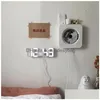 Desk Table Clocks Nordic Digital Alarm Wall Hanging Watch Sn Function Clock Calendar Display Office Electronic Drop Delivery Home Dhsgb