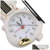 Desk Table Clocks Vintage Creative Instrument Clock Student Violin Gift Home Decor Fiddle Quartz Alarm Plastic Craft Drop Delivery Dhe2X